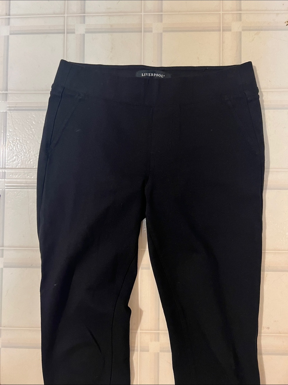 Liverpool Women's Black Ponte Jogger Pants